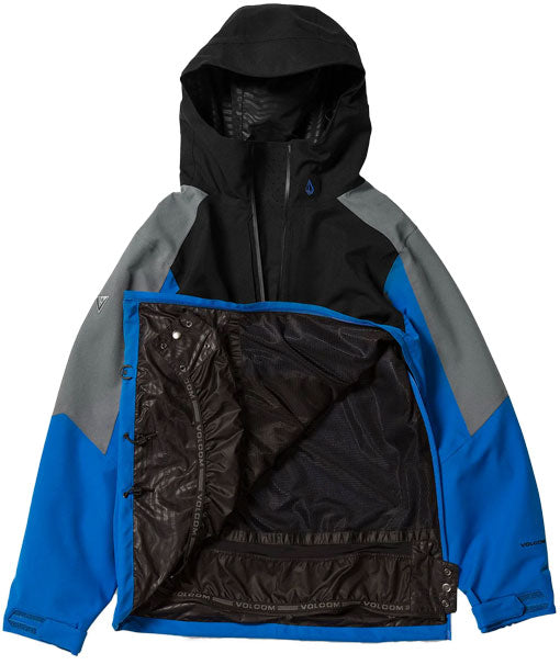 Volcom Men's Brighton Pullover Jacket Electric Blue 2024 – The