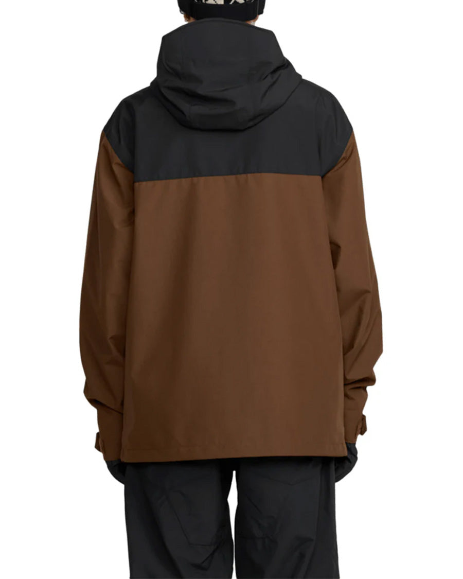 Volcom Men's Buckthreeeighty Jacket Brown 2026