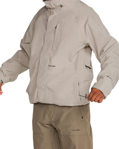 Volcom Men's Dua INS Gore-Tex Jacket Khaki 2027