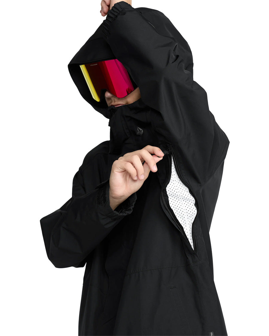 Volcom Men's Dua Ins Gore-Tex Jacket Black 2026