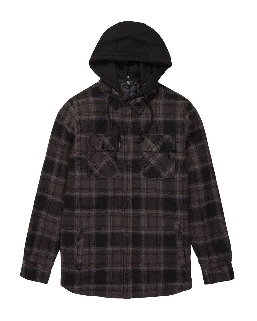 Volcom Men's Enson INS Riding Flannel Black 2027