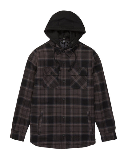 Volcom Men's Enson INS Riding Flannel Black 2027