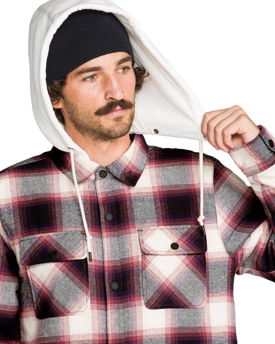 Volcom Men's Enson INS Riding Flannel Blue 2027