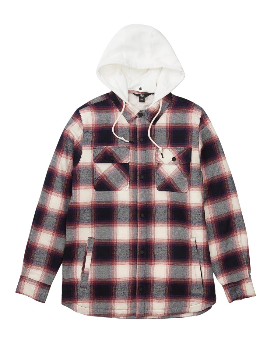 Volcom Men's Enson INS Riding Flannel Blue 2027