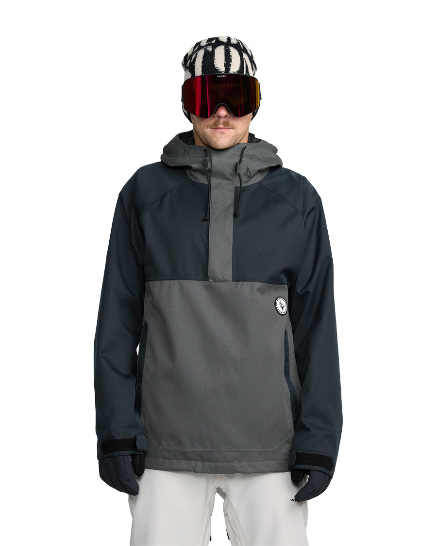 Volcom Men's Hossegor 20K Pullover Black 2026