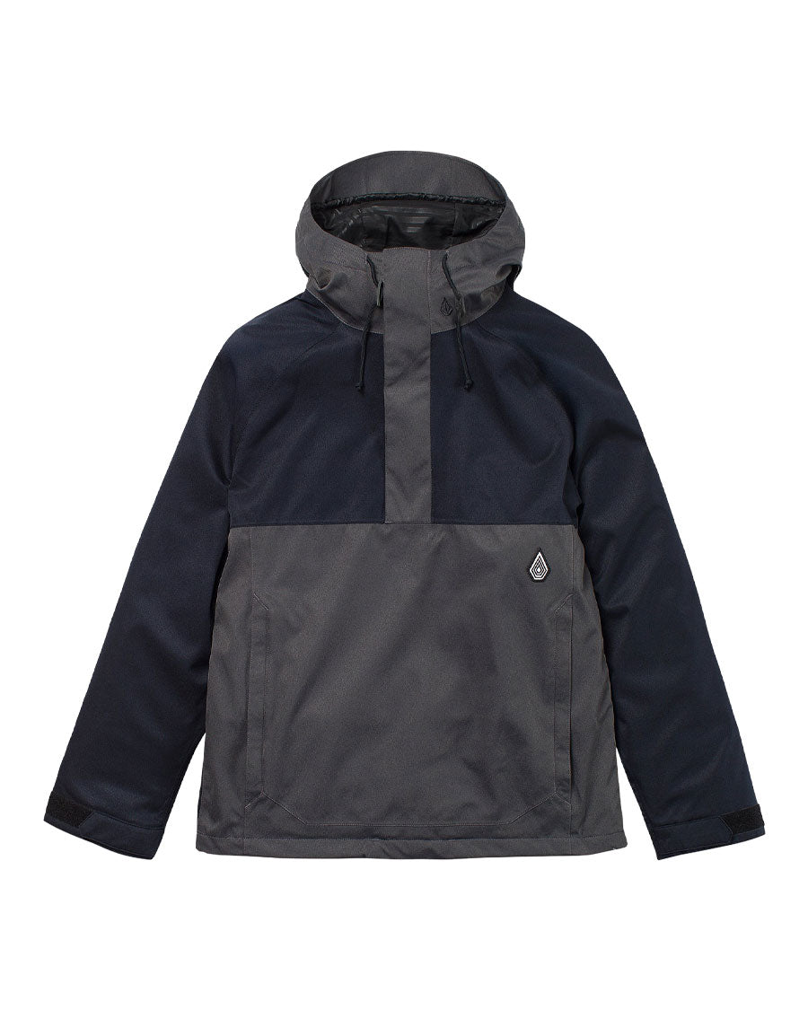 Volcom Men's Hossegor 20K Pullover Jacket Black 2027
