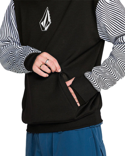 Volcom Men's Hydro Riding Hoodie Black/White 2027