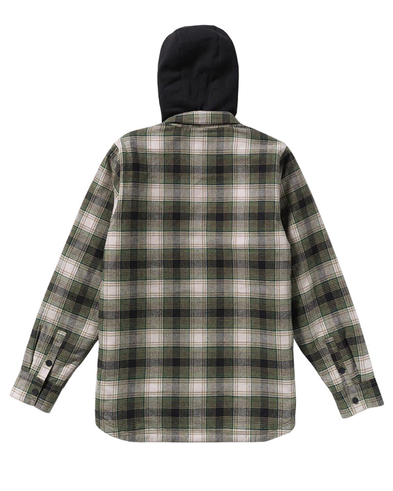Volcom Men's Kenson Ins Flannel Black Green 2026