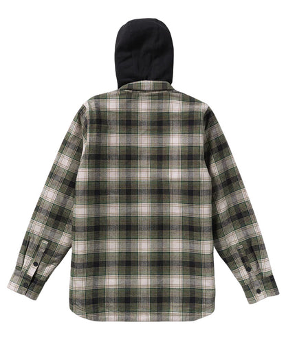 Volcom Men's Kenson Ins Flannel Black Green 2026