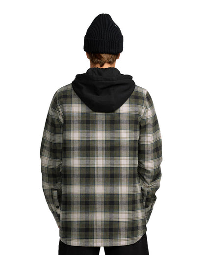 Volcom Men's Kenson Ins Flannel Black Green 2026