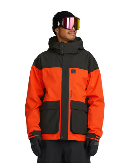 Volcom Men's Kleveland Jacket Orange Shock 2026