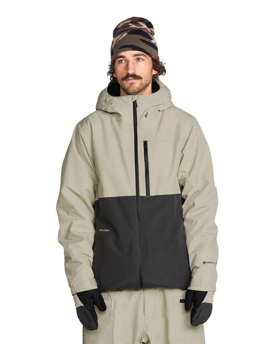 Volcom Men's L INS Gore-Tex Jacket Dark Grey 2027