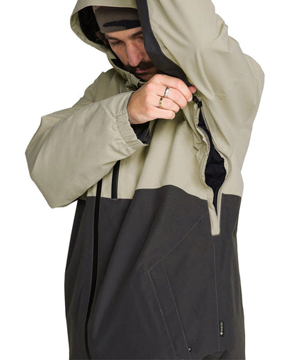 Volcom Men's L INS Gore-Tex Jacket Dark Grey 2027