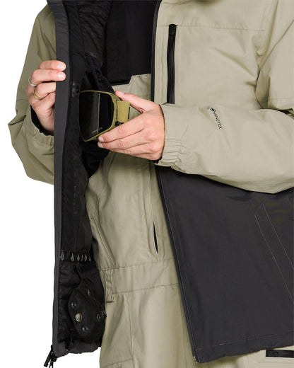 Volcom Men's L INS Gore-Tex Jacket Dark Grey 2027