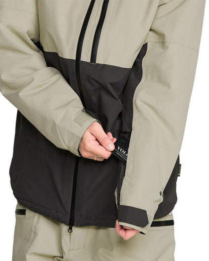 Volcom Men's L INS Gore-Tex Jacket Dark Grey 2027