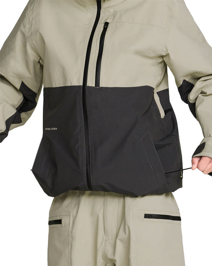 Volcom Men's L INS Gore-Tex Jacket Dark Grey 2027