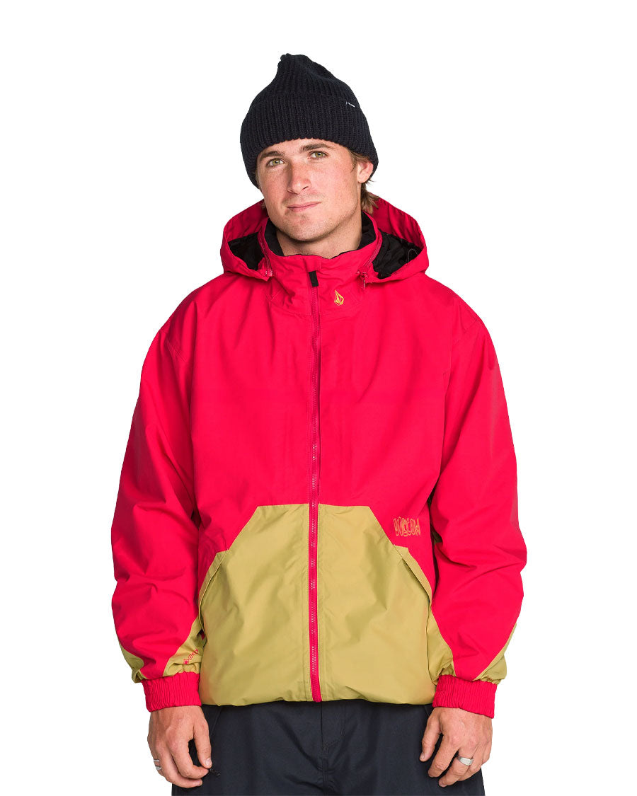 Volcom Men's Longo Gore-Tex Jacket Bright Cherry 2027