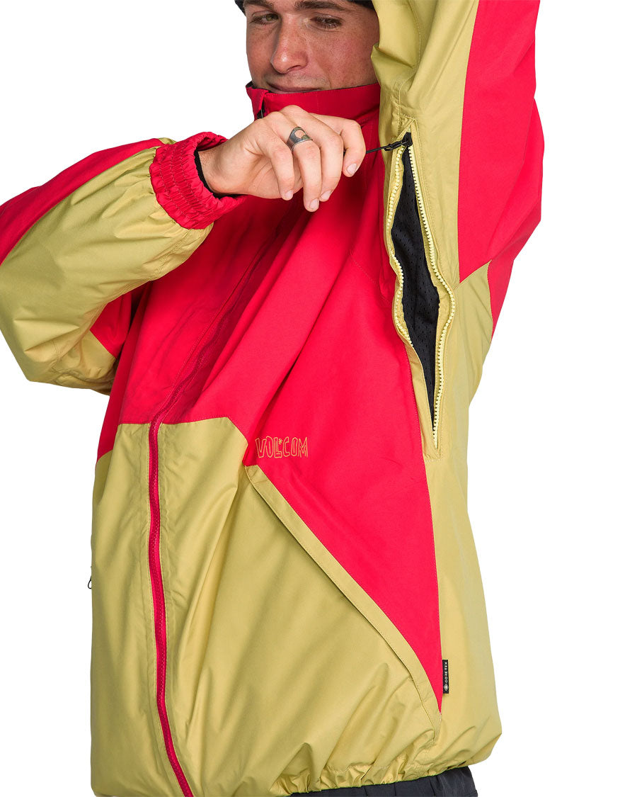 Volcom Men's Longo Gore-Tex Jacket Bright Cherry 2027