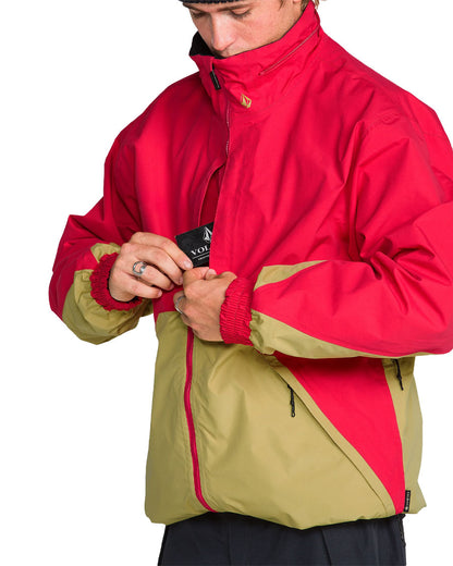 Volcom Men's Longo Gore-Tex Jacket Bright Cherry 2027
