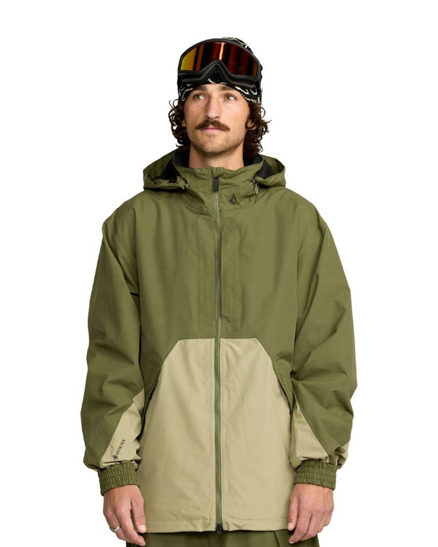 Volcom Men's Longo Gore-Tex Jacket Dark Olive 2026