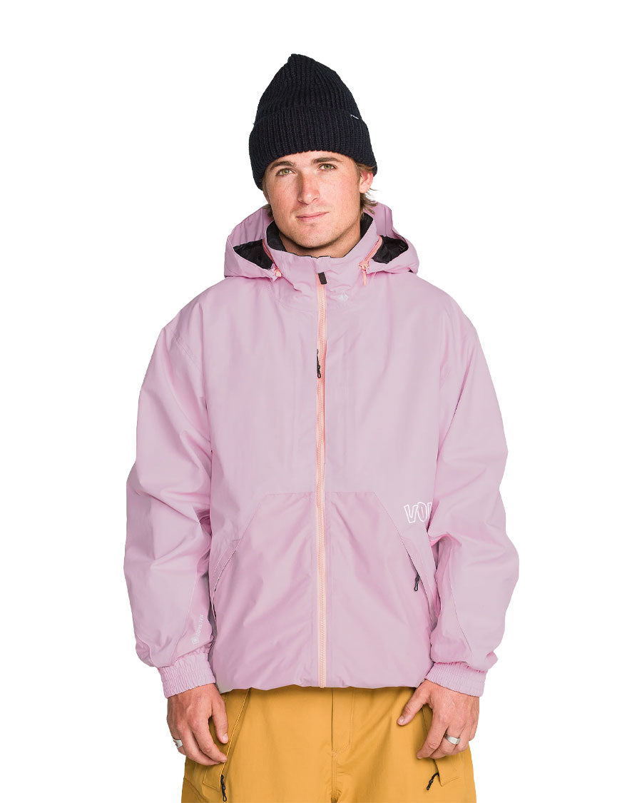Volcom Men's Longo Gore-Tex Jacket Pink 2027