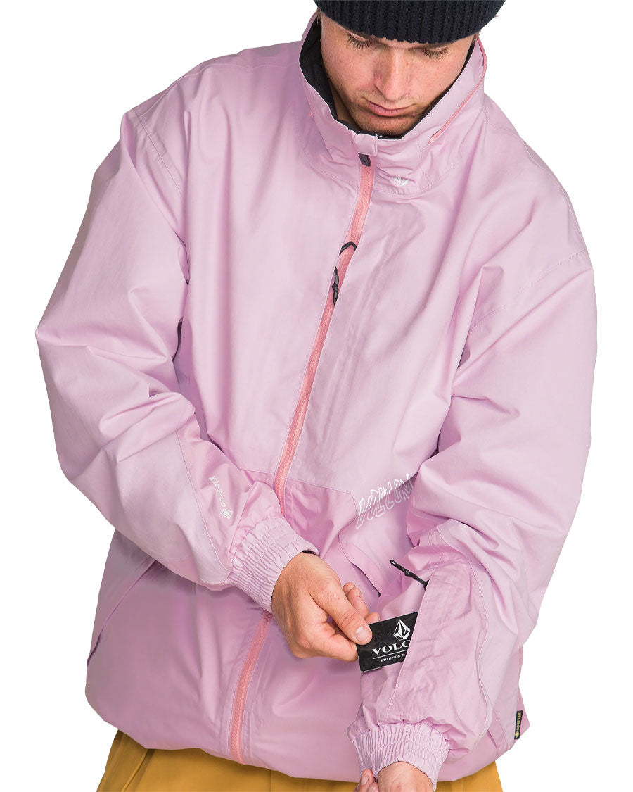 Volcom Men's Longo Gore-Tex Jacket Pink 2027