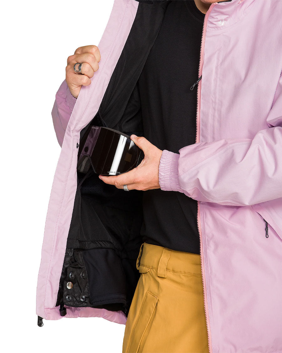 Volcom Men's Longo Gore-Tex Jacket Pink 2027