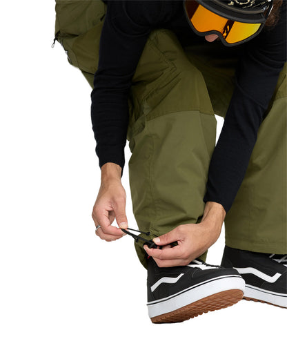 Volcom Men's Longo Gore-Tex Pant Dark Olive 2026