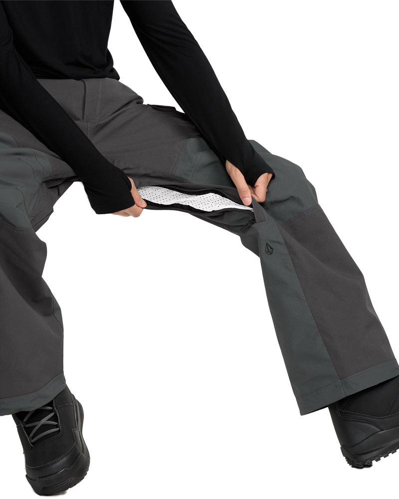 Volcom Men's Nwrk Baggy Pant Dark Grey 2026