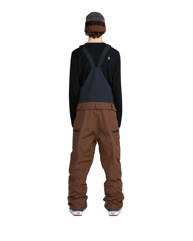Volcom Men's Rain Gore-Tex Bib Pant Brown 2026