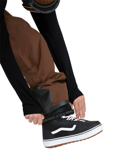 Volcom Men's Rain Gore-Tex Bib Pant Brown 2026