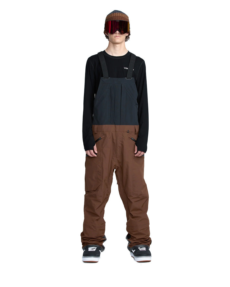 Volcom Men's Rain Gore-Tex Bib Pant Brown 2026