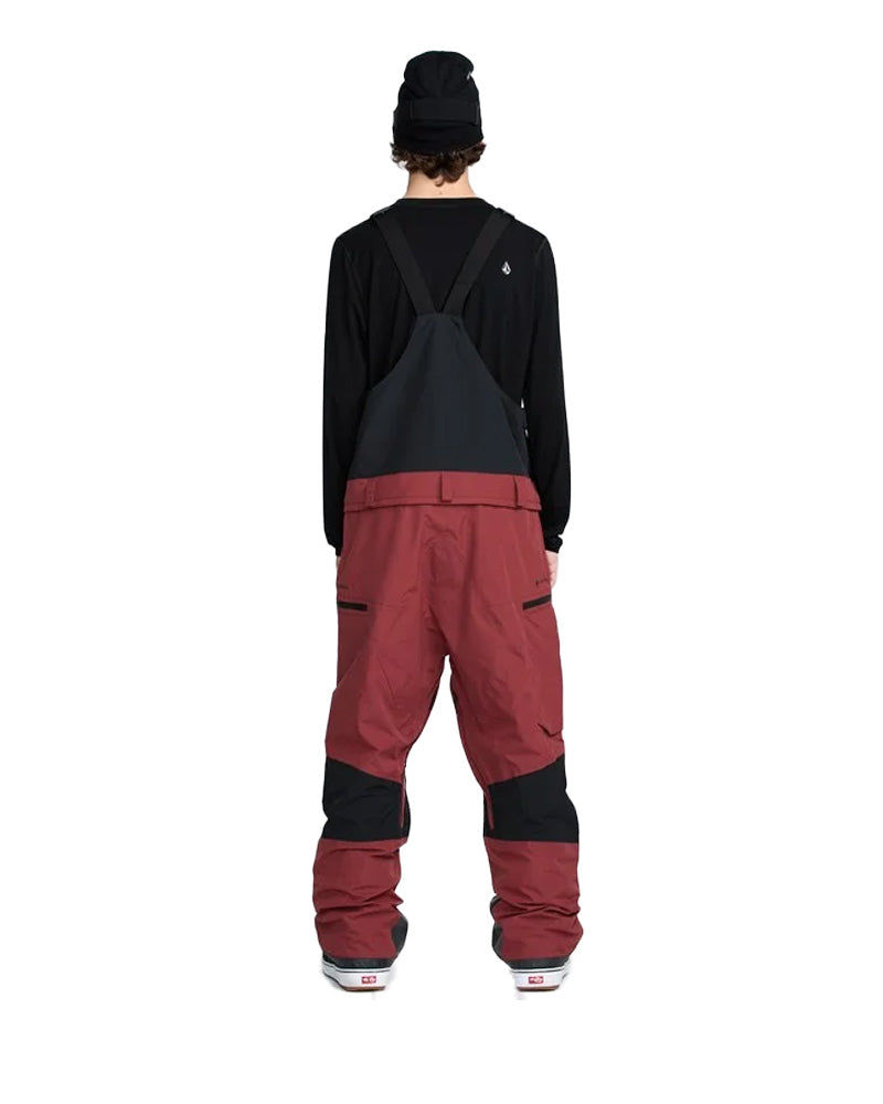 Volcom Men's Rain Gore-Tex Bib Pant Burnt Red 2026