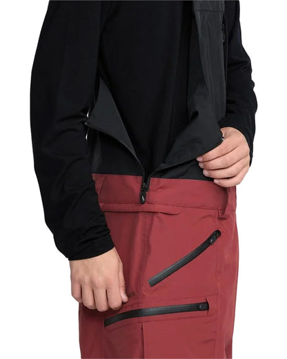 Volcom Men's Rain Gore-Tex Bib Pant Burnt Red 2026