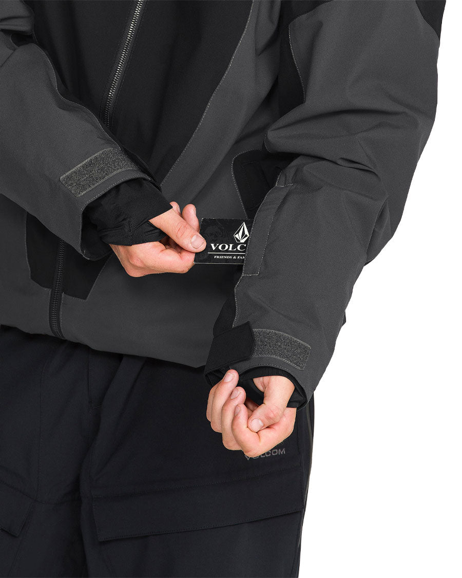 Volcom Men's Rnge Stretch 30K Jacket Black 2027