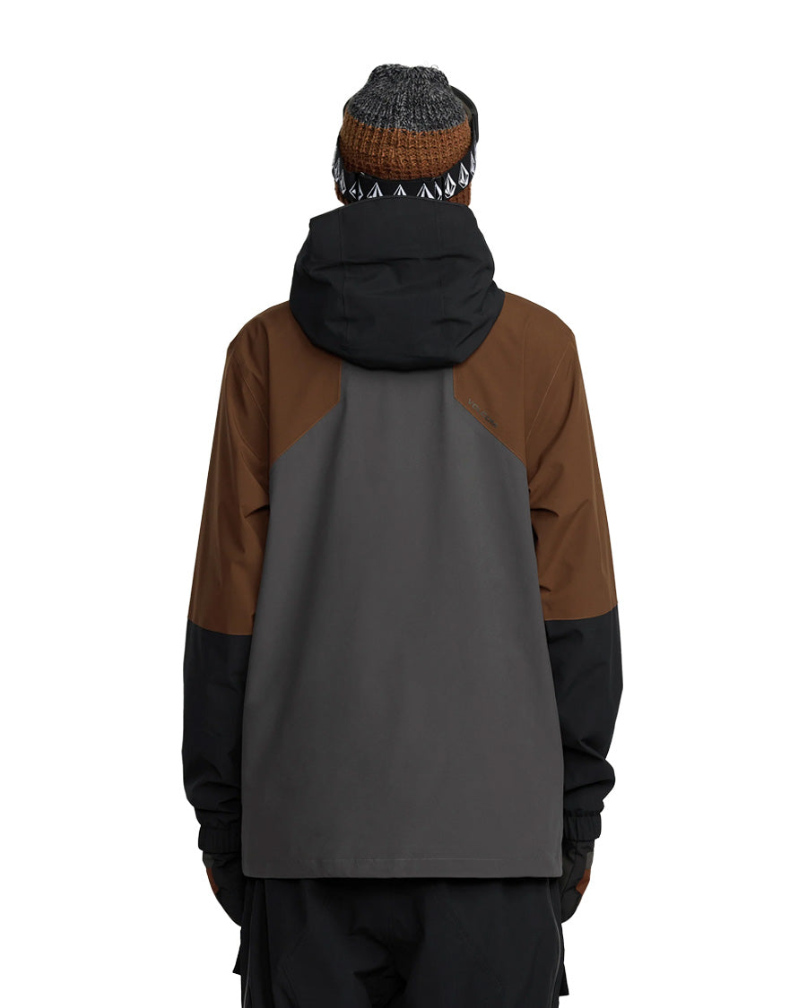 Volcom Men's Rnge Stretch 30K Jacket Brown 2026