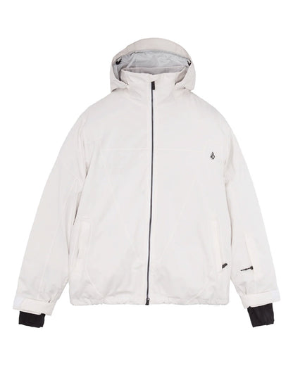 Volcom Men's Rnge Stretch 30K Jacket Off White 2027
