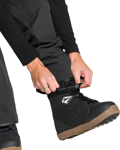 Volcom Men's Roan Bib Overall Pant Dark Grey 2027