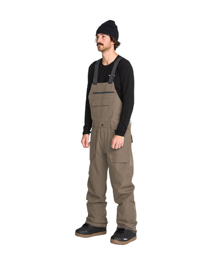 Volcom Men's Roan Bib Overall Pant Teak 2027
