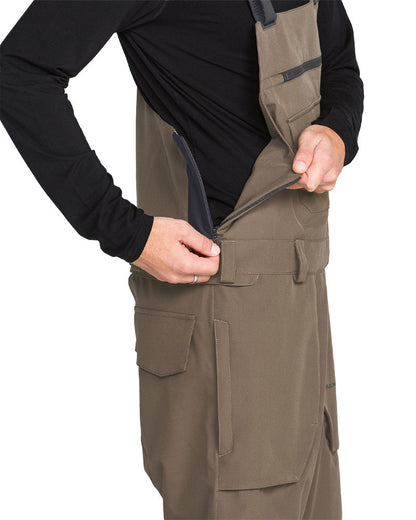 Volcom Men's Roan Bib Overall Pant Teak 2027