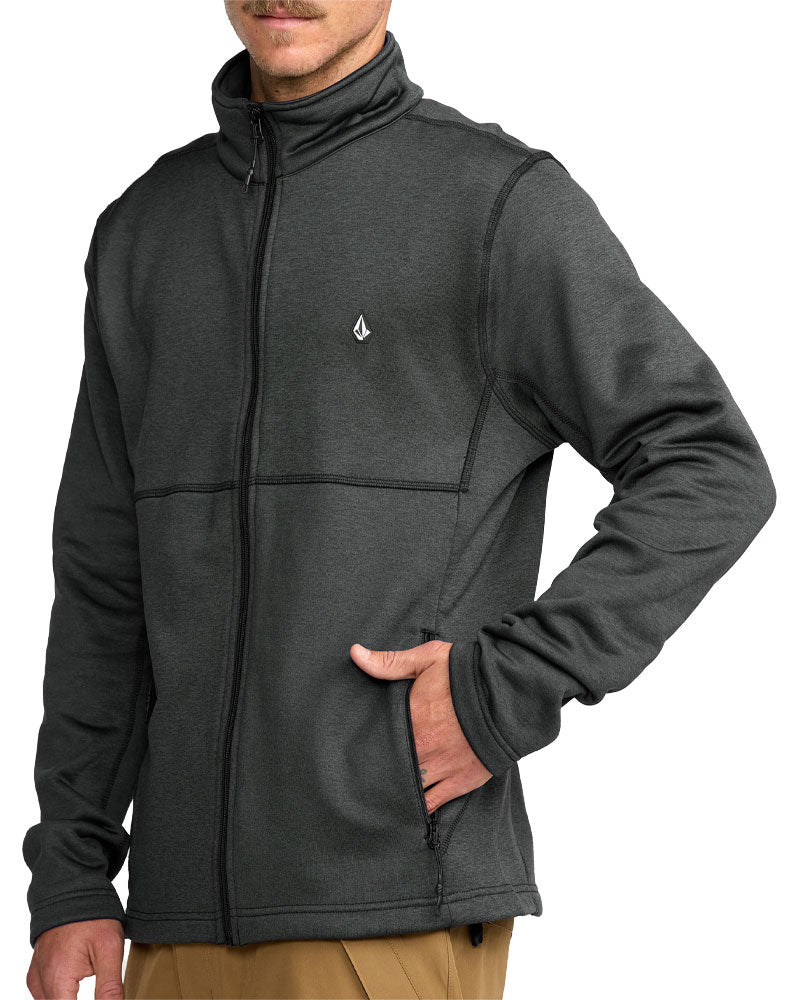 Volcom Men's Snowbound Fleece Fullzip Black 2026