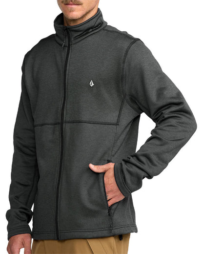 Volcom Men's Snowbound Fleece Fullzip Black 2026