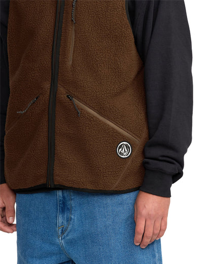 Volcom Men's Snowdrift Vest Brown 2026