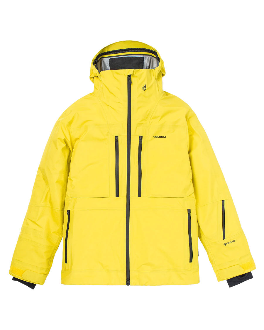 Volcom Men's TDS Inf Gore-Tex Jacket Yellow 2027