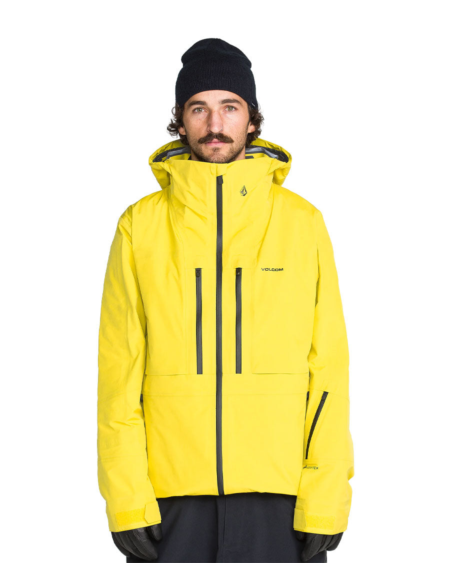Volcom Men's TDS Inf Gore-Tex Jacket Yellow 2027