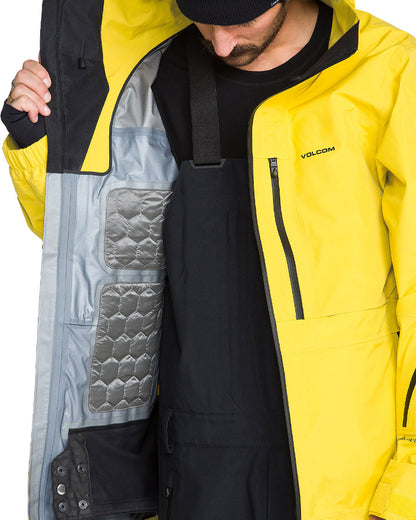 Volcom Men's TDS Inf Gore-Tex Jacket Yellow 2027
