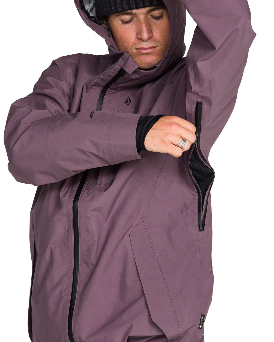 Volcom Men's Tester 3L Gore-Tex Jacket Arctic Dust 2027