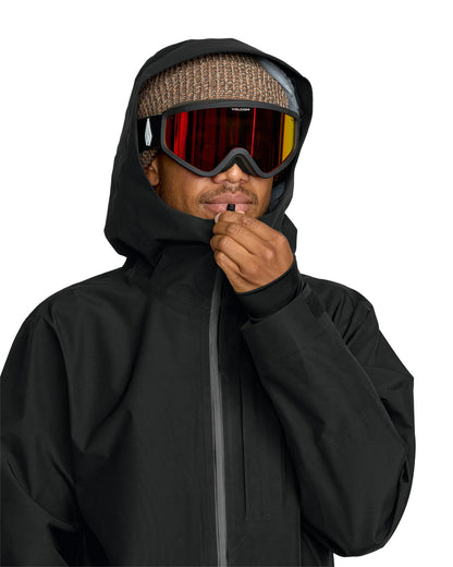 Volcom Men's Tester 3L Gore-Tex Jacket Black 2026