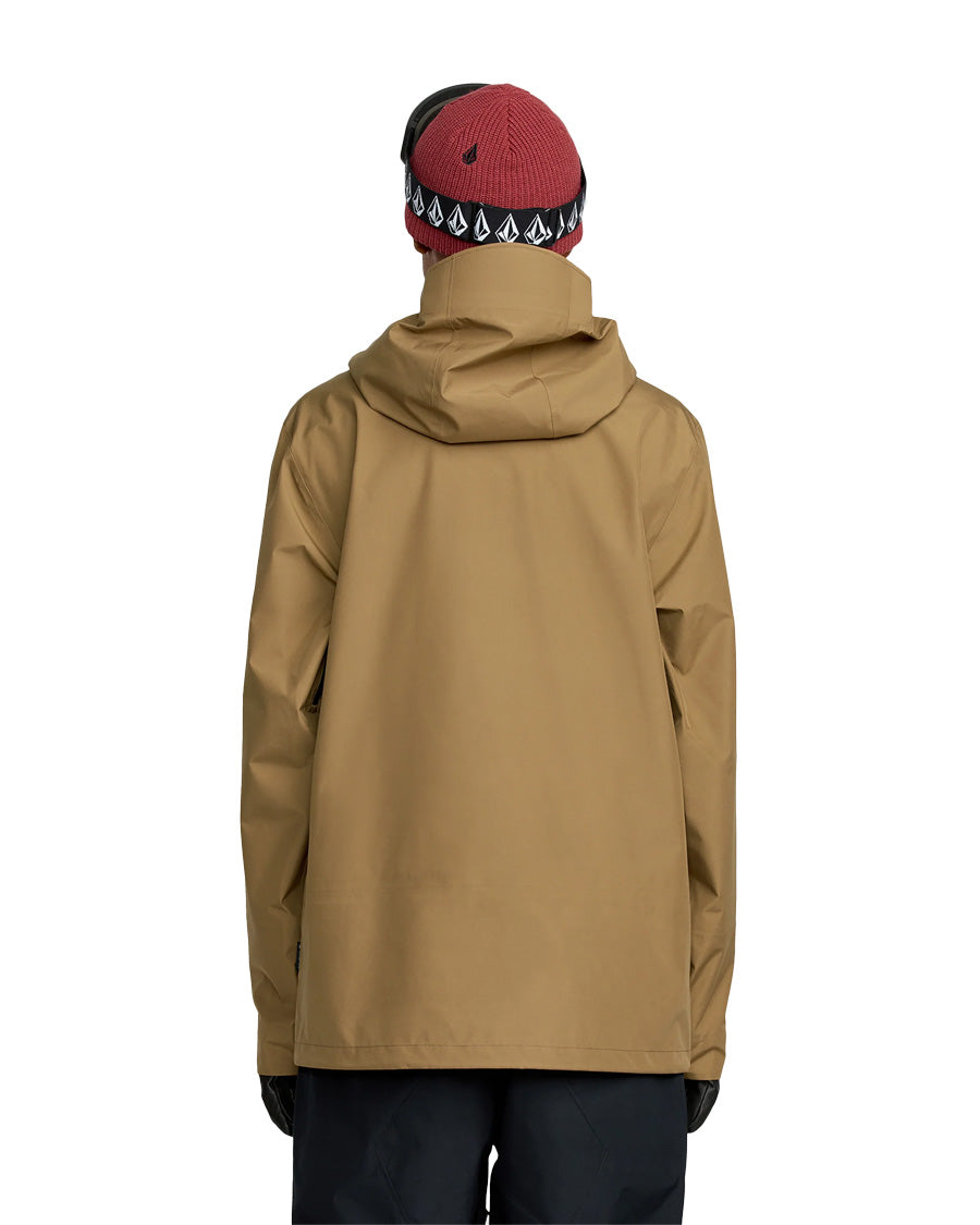 Volcom Men's Tester 3L Gore-Tex Jacket Bronze 2026