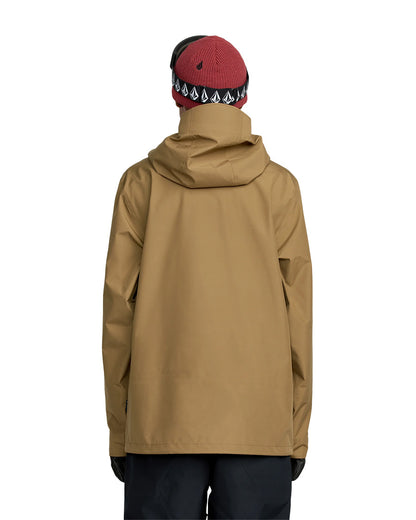 Volcom Men's Tester 3L Gore-Tex Jacket Bronze 2026